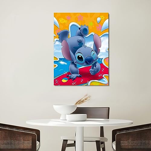 Stitch Is Surfing | Diamond Painting