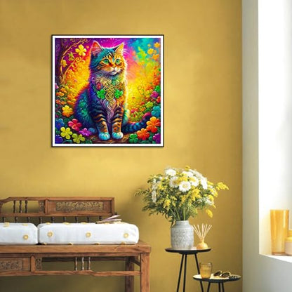 Colorful Cat | Diamond Painting