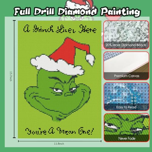 Christmas Grinch | Diamond Painting