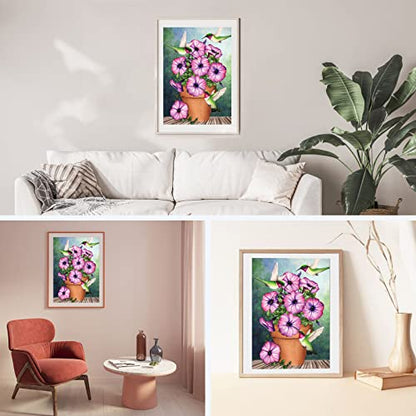 Morning Glory Hummingbird | Diamond Painting