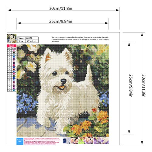 White Dog Westie | Diamond Painting