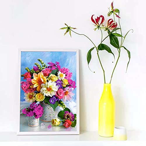 Flowers On The Table | Diamond Painting