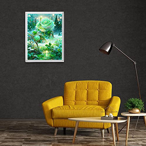 Green Flower | Diamond Painting