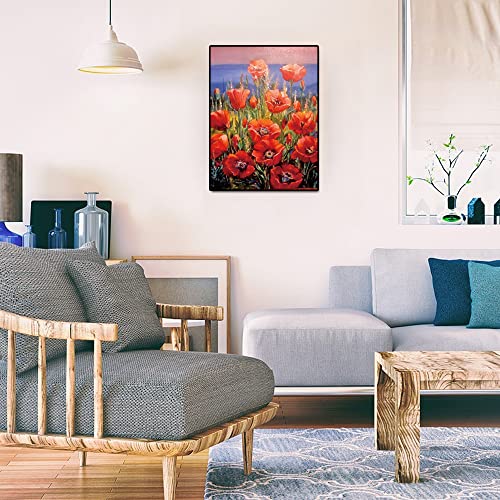 Red Flower | Diamond Painting