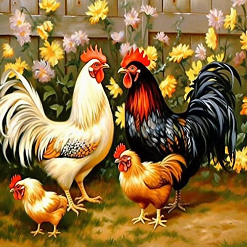 Rooster Chicken | Diamond Painting