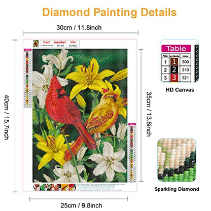 Cardinal Bird | Diamond Painting