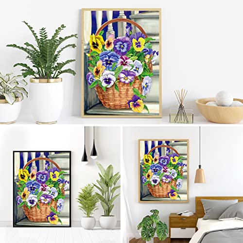 Flower In The Basket | Diamond Painting