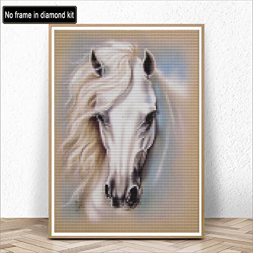 White Horse | Diamond Painting