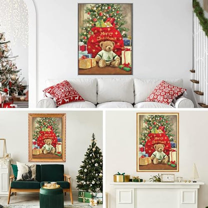 Teddy Bear Christmas | Diamond Painting