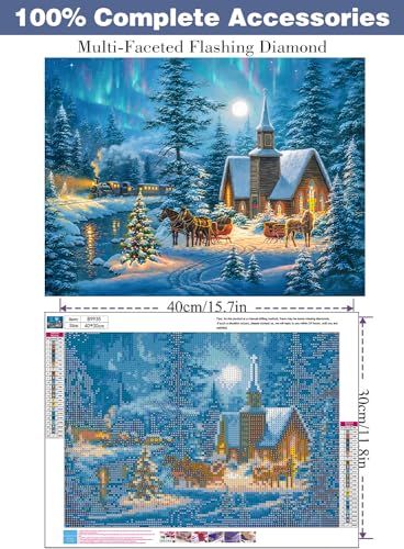 Snow Scene Christmas | Diamond Painting