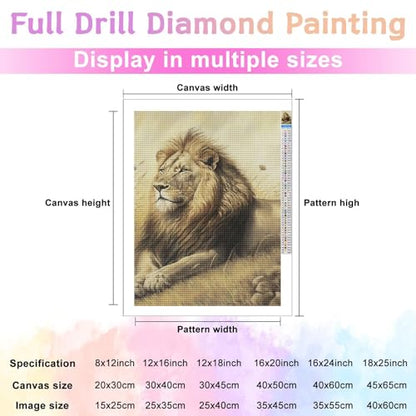 Lion | Diamond Painting