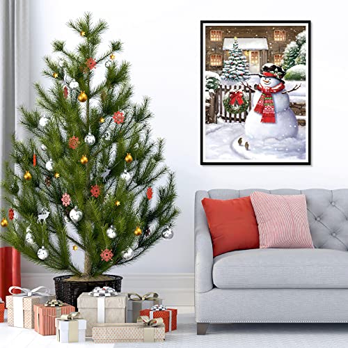 Christmas Snowman | Diamond Painting