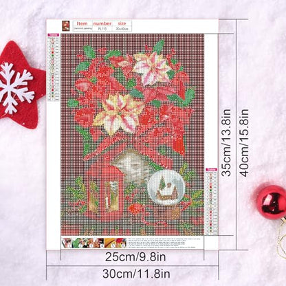 Christmas Flower | Diamond Painting