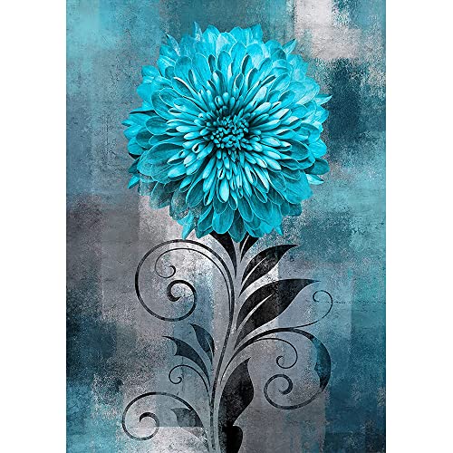 Blue Flower | Diamond Painting