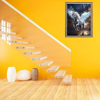 White Horse | Diamond Painting