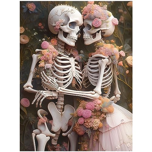 Halloween Skull Couple | Diamond Painting