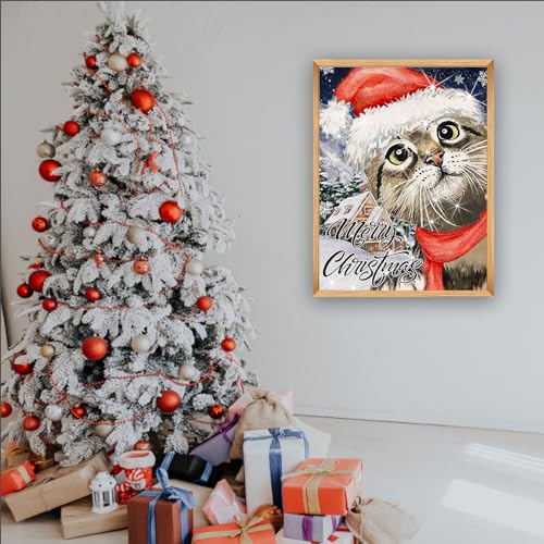 Cat Christmas | Diamond Painting