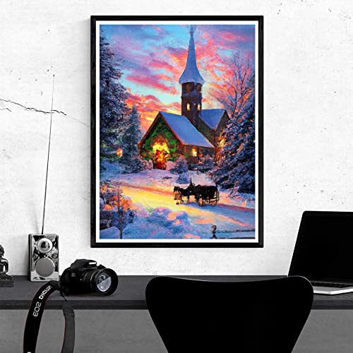 Snow Scene Christmas | Diamond Painting