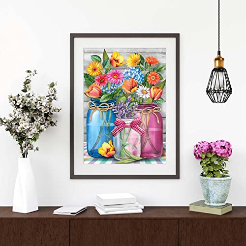 Flower In The Bottles | Diamond Painting