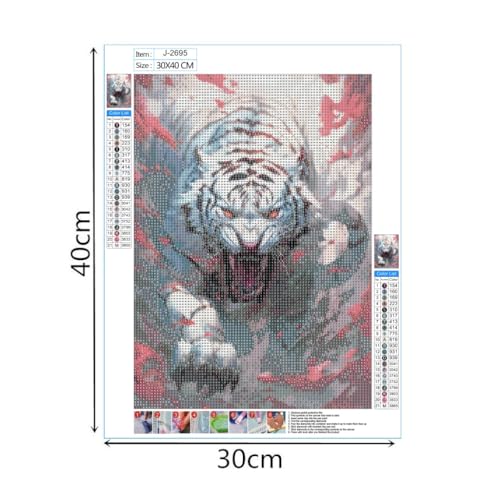 White Tiger | Diamond Painting