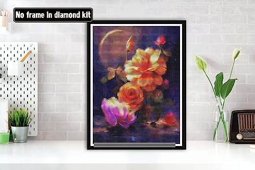 Moon And Flower | Diamond Painting