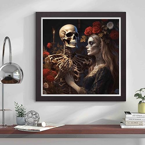 Rose Skeleton Girl Halloween | Diamond Painting