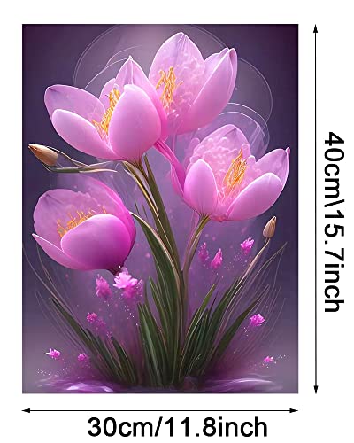 Purple Flower | Diamond Painting