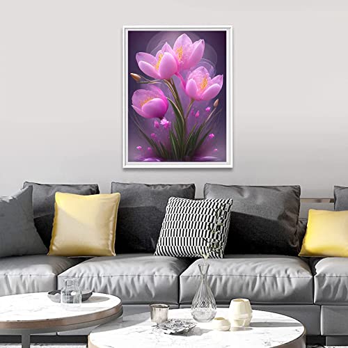Purple Flower | Diamond Painting