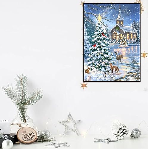 Snow Scene Christmas | Diamond Painting