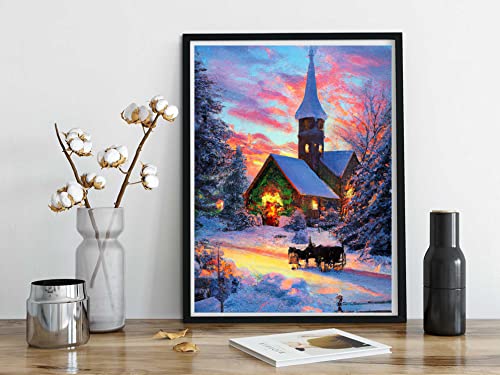 Snow Scene Christmas | Diamond Painting