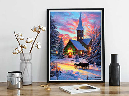 Snow Scene Christmas | Diamond Painting