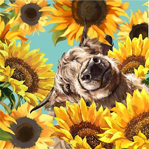 Sunflower Cow | Diamond Painting