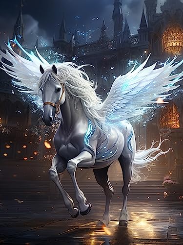 White Horse | Diamond Painting