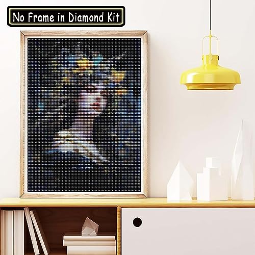 Girl And Flower | Diamond Painting