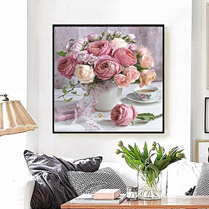Pink Flower | Diamond Painting