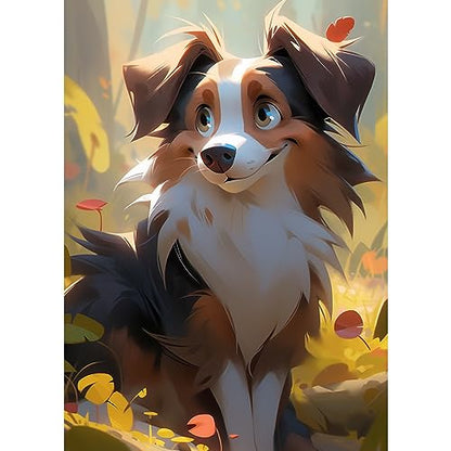 Dog Australian Shepherd | Diamond Painting