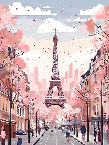 Eiffel Tower Pink | Diamond Painting