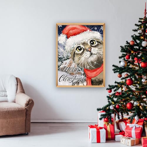 Cat Christmas | Diamond Painting