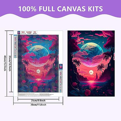 Moon Flower | Diamond Painting