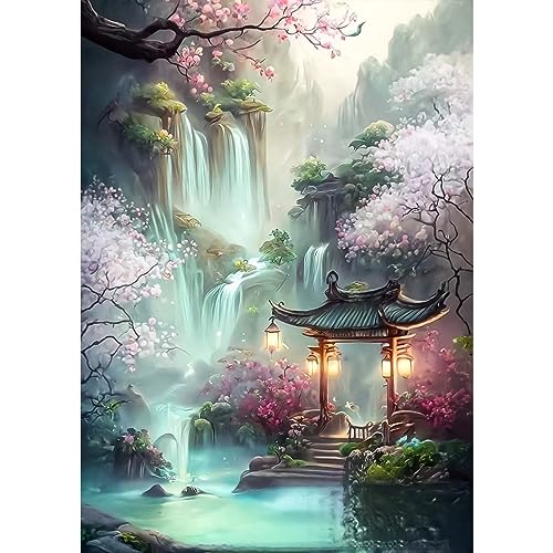 Waterfall Flower | Diamond Painting