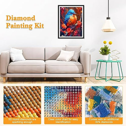 Blue Bird | Diamond Painting