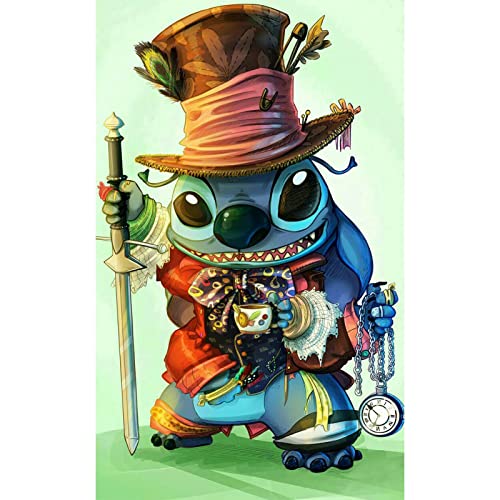 Stitch Wearing A Hat | Diamond Painting