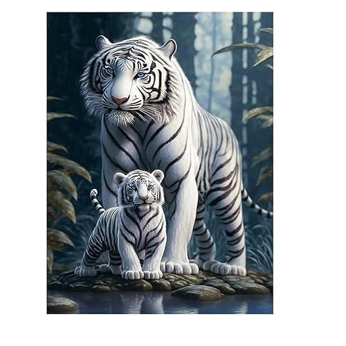 White Tiger | Diamond Painting