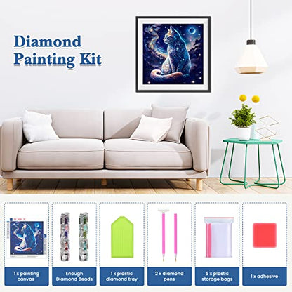 Midnight Cat | Diamond Painting