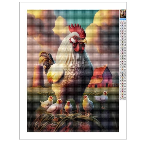 Rooster Chicken | Diamond Painting