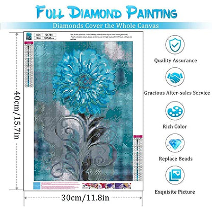 Blue Flower | Diamond Painting
