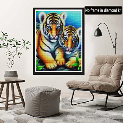 Tiger Blue Eyes | Diamond Painting