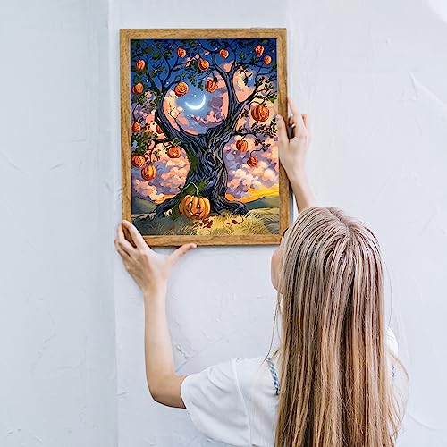 Pumpkin Tree Halloween | Diamond Painting