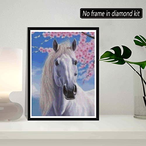 White Horse | Diamond Painting