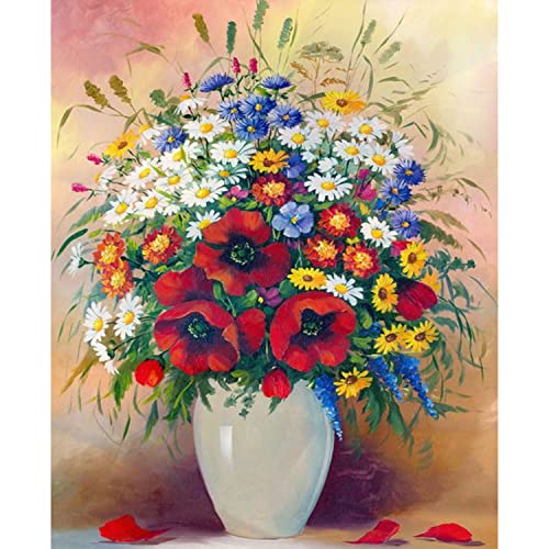 Flower In The Vase | Diamond Painting